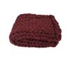 Bearaby Weaving Ultra Coarse Blanket With Solid Color Design For Household Daily