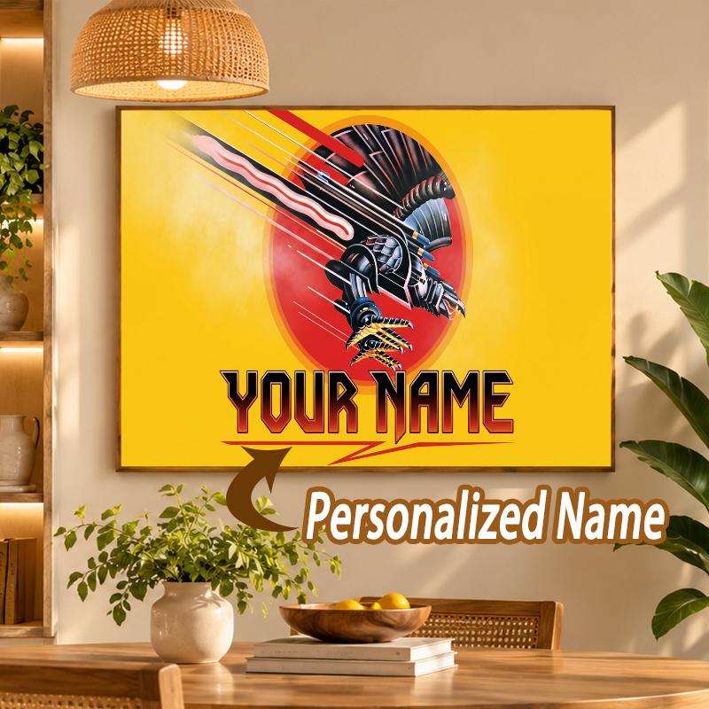 Custom Name Judas Priest 5D Diamond Painting Personalized Full Drill Diamond Art Kit Gift
