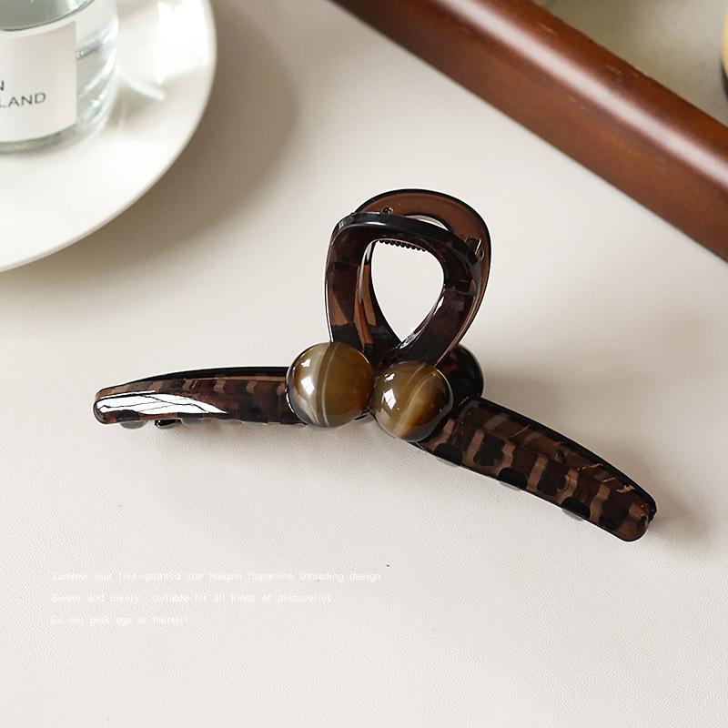 Meillard Luxus Perlen Haarspange für Damen, Große Volumen Hochsteckfrisur Haarklammer