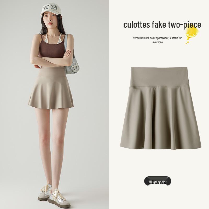 

Women s Slimming Tummy Control Skort: Summer Anti-Exposure Yoga & Sports Outerwear XXL [140-160 lbs]