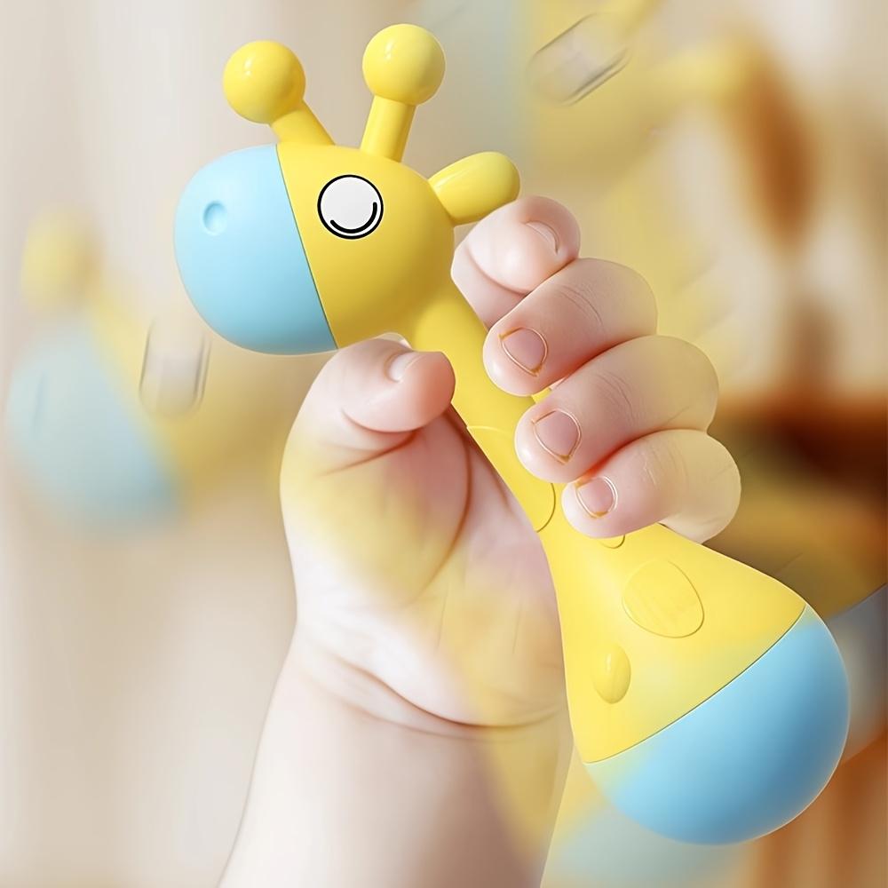 Baby Giraffe Sensory Toy - Soothing Sound Baby Chime , Developmental Toy for Motor Skills & Emotional Calming