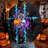 Men's Long Sleeve Shirt Loose Fit Casual Versatile Halloween Top
