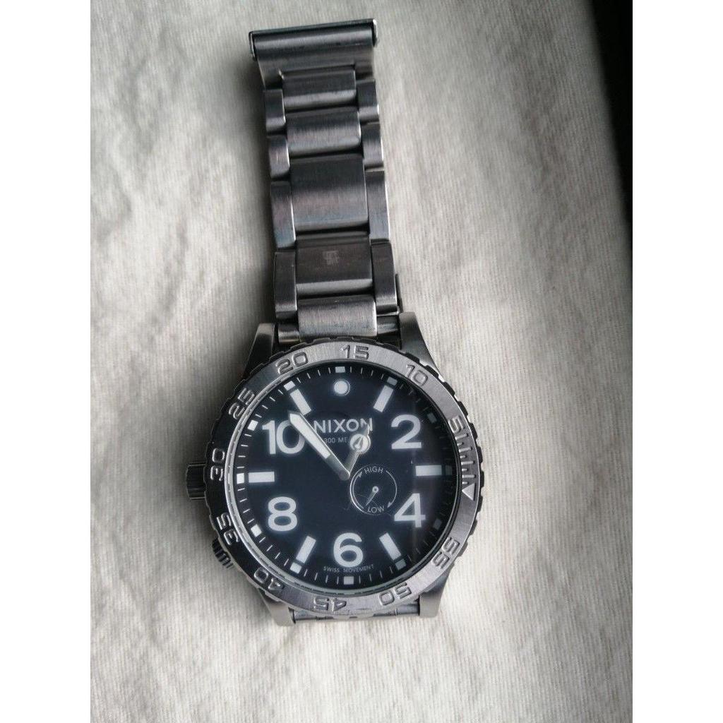 Used NIXON Watch A083-000 Silver Black