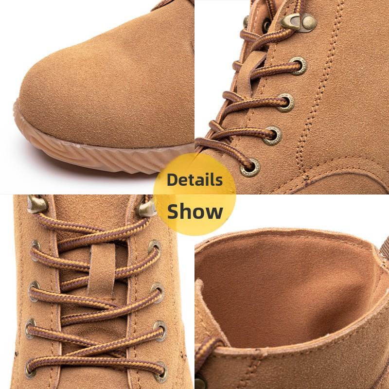 Zimní svářečská obuv Ochranná obuv proti opaření a proti nárazu pro muže gumová podrážka boty ochranná pracovní obuv pro stavebnictví