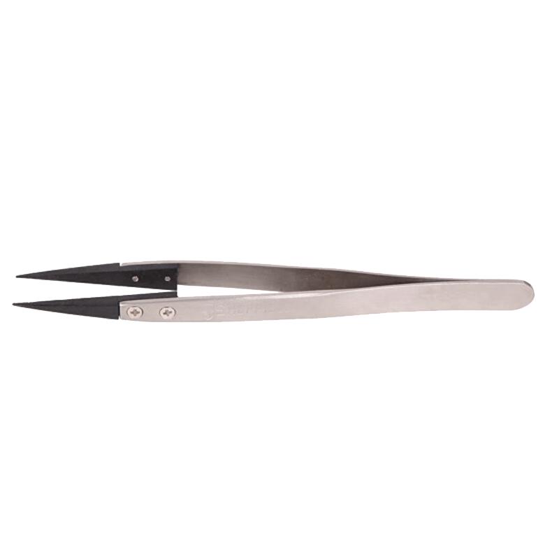 Sheffield S170011 Anti-static Carbon Fiber Pointed Tweezers