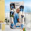 Haaland Personalized Name Beach Towel High Absorbency Quickdry Suitable For Sports Travel Swimming Yoga Bathroom Beach And Pool