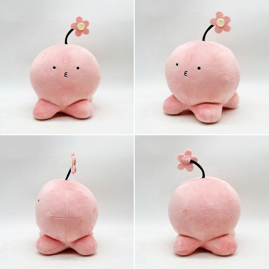 Octopus Plush Doll Anime Octopus Stuffed Figure Soft Stuffed Animal Cute Stress Relief Companion for Friends Children