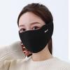 Winter Adult Warm Mask with Ear Muffs - Dust & Wind Protection, Adjustable Sports Cycling Face Cover
