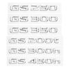 Compatible with Lexus GS350, GS250, GS300, GS400, GS430 Rear Emblem: Letter & Displacement Emblems
