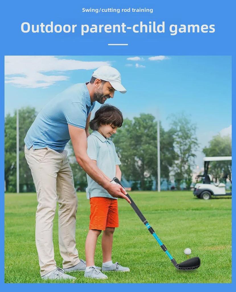 Telescopic Three-Section Golf Chipping Club for Indoor and Outdoor Practice