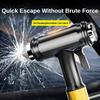 Car Safety Hammer Window Breaker Glass Shatter Tool Aluminum Alloy Construction Fire Escape Aid for Emergency Saving
