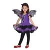 Kinder Mädchen Lila Fledermaus Vampir Prinzessin Kleid Ausgefallenes Cosplay Kostüm Kleidung Halloween Spiel