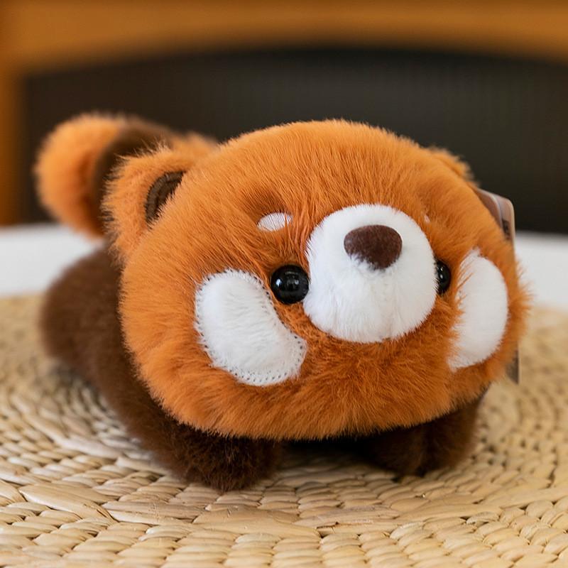 Fox Elephant Penguin Cat Panda Rabbit Cartoon Animal Lying Posture Plush Pendant