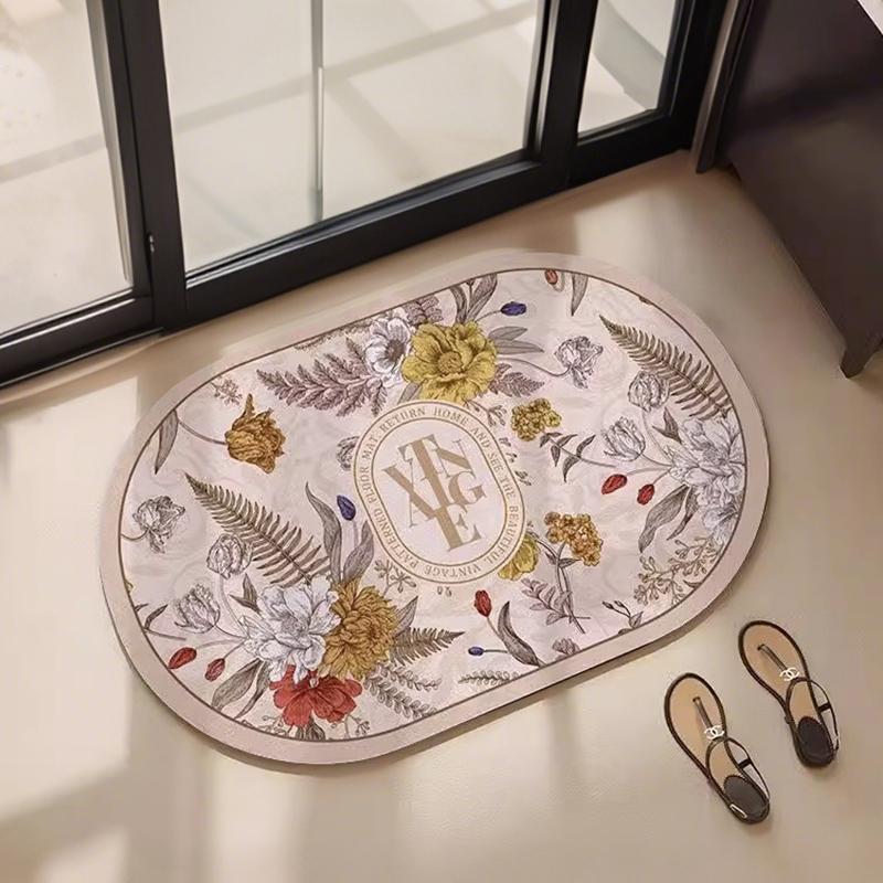 American diatom mud floor mat bathroom mat absorbent foot mat toilet toilet quick drying non-slip door mat carpet dirt-resistant