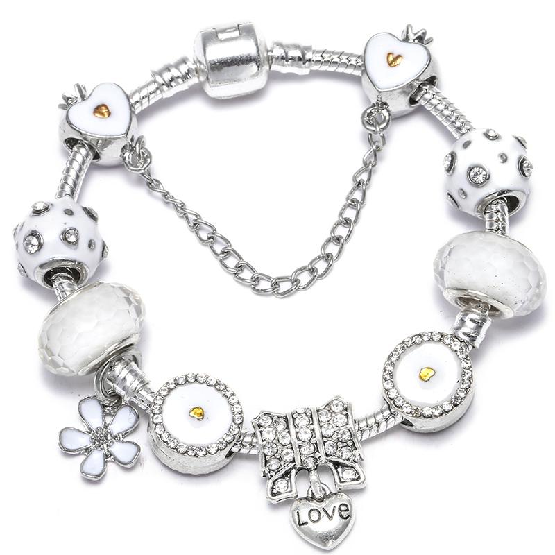 1/16cm 21cm Luxury Cutterfly Snake Chain Bracelet DIY Jewelry Gift For Women Men 41 Styles Trendy Fashion