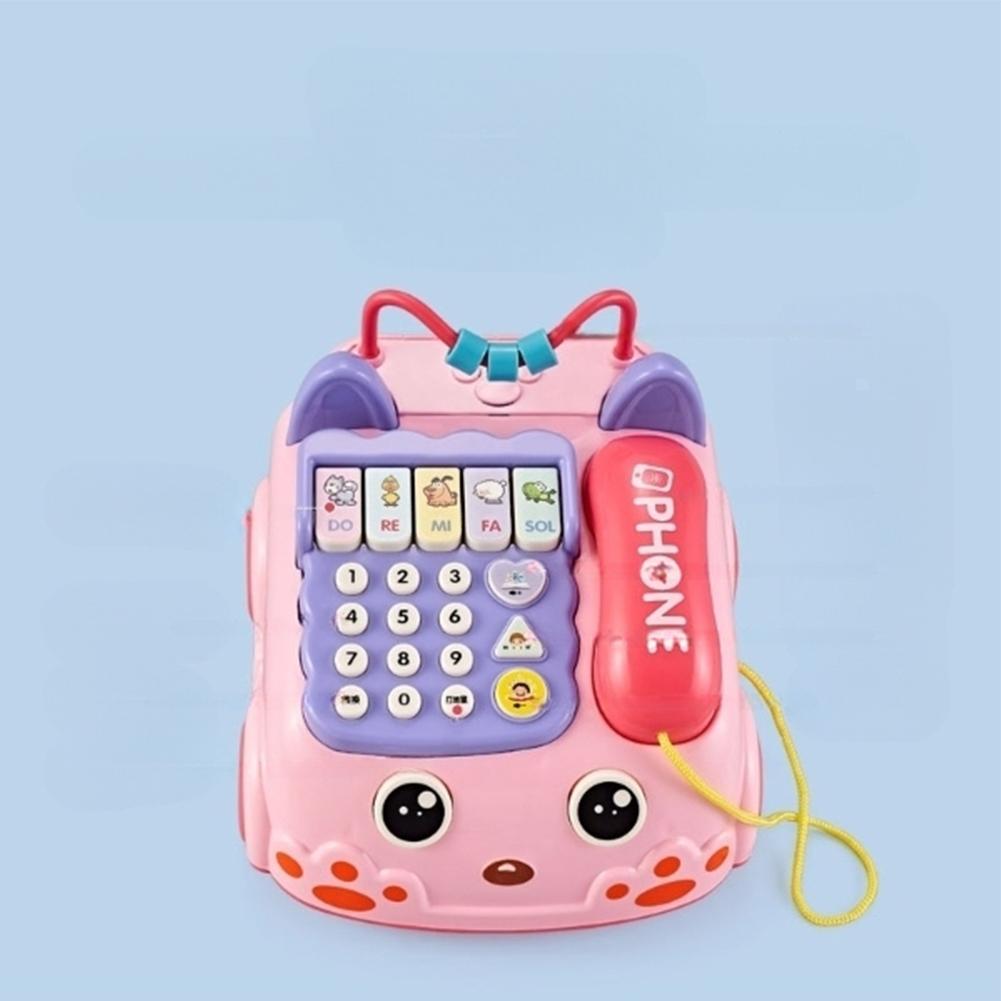 Early Education Learning Toy Multi-functional Light Music Playing Pretend Phone Call Toys Gifts For Boys Girls