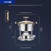 304 Stainless Steel Single-Person Gas Hot Pot