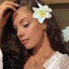 Hairpin Soft Fabric Flower Hairpin Realistic Orchid Design Lightweight Decorative Hair Clip