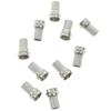 10Pcs 75-5 F Connector Screw On Type For Rg6 Satellite Tv Antenna Coax Cable