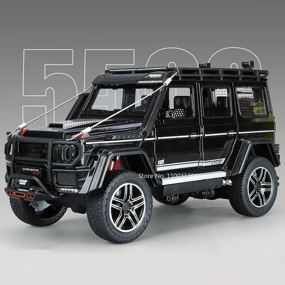 1:24 Metal G550 G800 Models Cars Toys Adventure Edition Light Sound Off-road Wheel Pull Back SUV Vehicle Children Birthday Gifts