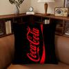 CCoca CCola Pillow Case Fashion Square Pillowcase Bedroom Sofa Room Ins Decoration Leisure