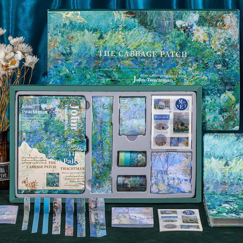 Set Planificator DIY Stil Ins de Valoare Ridicată: Caiet Pictură în Ulei - Cadou Perfect de Ziua de Naștere pentru Studenți