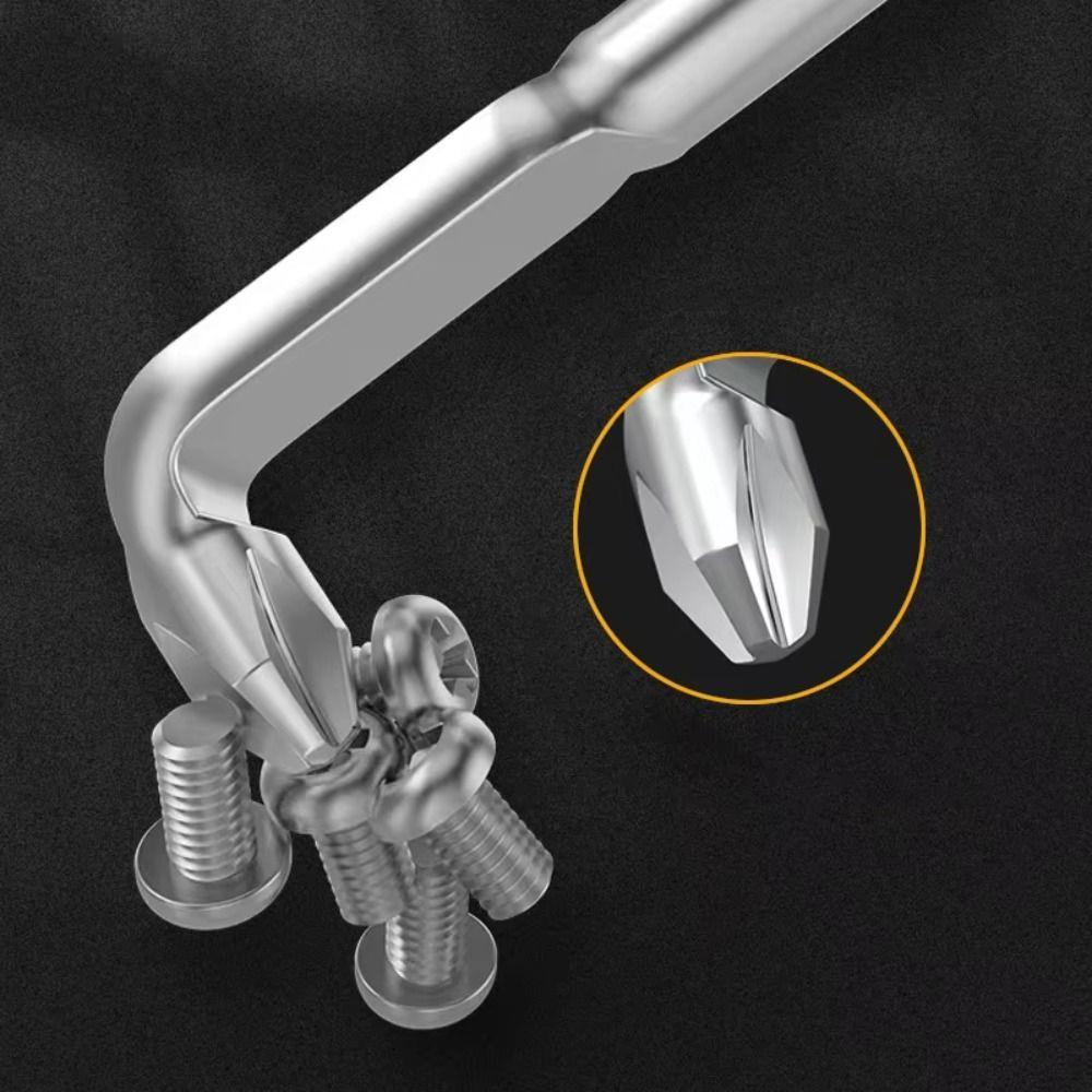Flathead Multipurpose Screwdriver Magnetic 90 Degree Screwdriver Right Angle Screwdriver  Bit Set