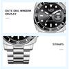 Trendige Herren-Quarzuhr mit drehbarer Lünette, Wasserdichte Armbanduhr