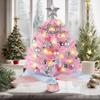 Artificial Christmas Tree Model Colorful Tree Desktop Ornaments Miniature Pine  Gift