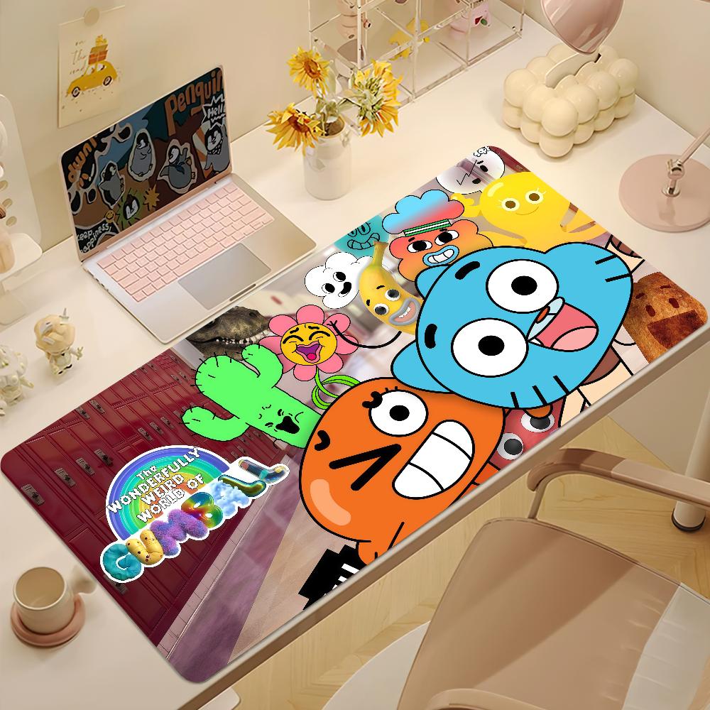 Cute Amazing World of G-Gumball Mouse Pad Non-slip Thickened MousePad Student Cushion Large Writing Gaming Lockedge Office