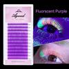 AGUUD UV Colored Eyelash Extension Individual Lash Faux Mink Classic Red Green Brown Blue Purple Pink Lash Colorful Makeup Lash