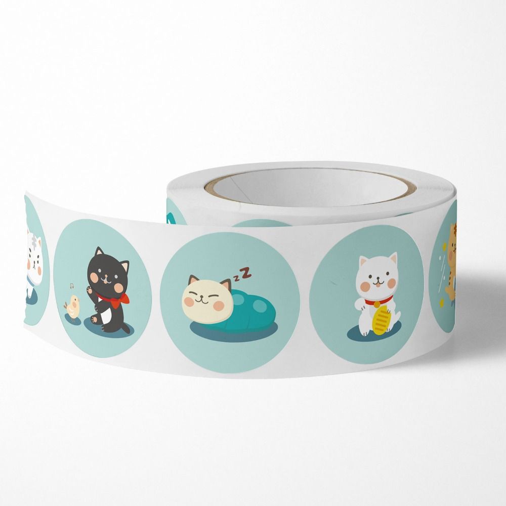 Cute Sticker Roll 1 Inch Label Party Decoration Label Stickers  Home