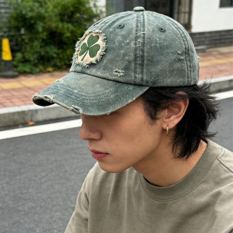 Classical Shamrock Baseball Cap For Patrick's Day Celebration Comfortable Adjustable Green Hat