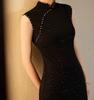 Luo Shibo early autumn sleeveless red cheongsam toast engagement certificate return casual young high-end fine flash