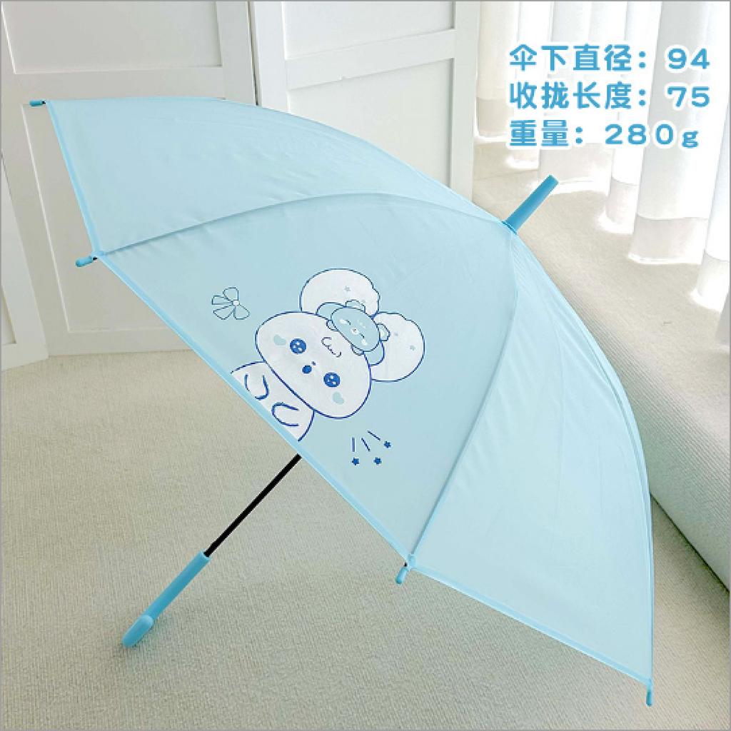 Children's Three-dimensional Umbrella Cute Cartoon Kindergarten Baby Umbrella Transparent Girl Boy Long Handle Umbrella Light Straight Handle Umbrella