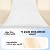 Ladies Summer Ice Silk Belly and Hips Shapeless High Waist Triangle Briefs