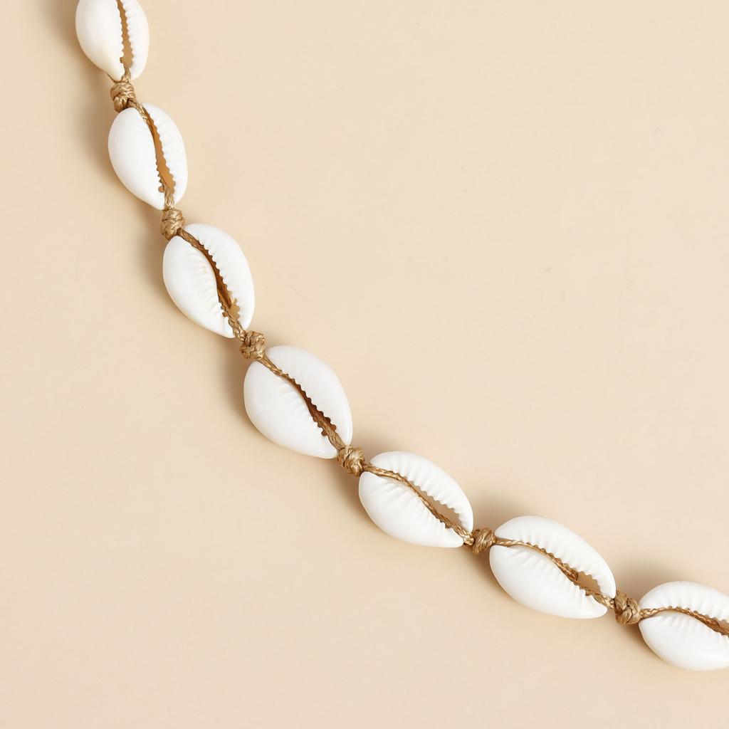 Accessories, Ocean Wind Shell Woven Necklace, Hawaiian Style Beach Series Shell Necklace Women