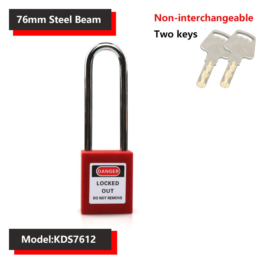 38mm Industrial Safety Padlock LOTO Lockout Nylon Engineering Shackle Personal Energy Lockout Direct Multiple Specifications 6