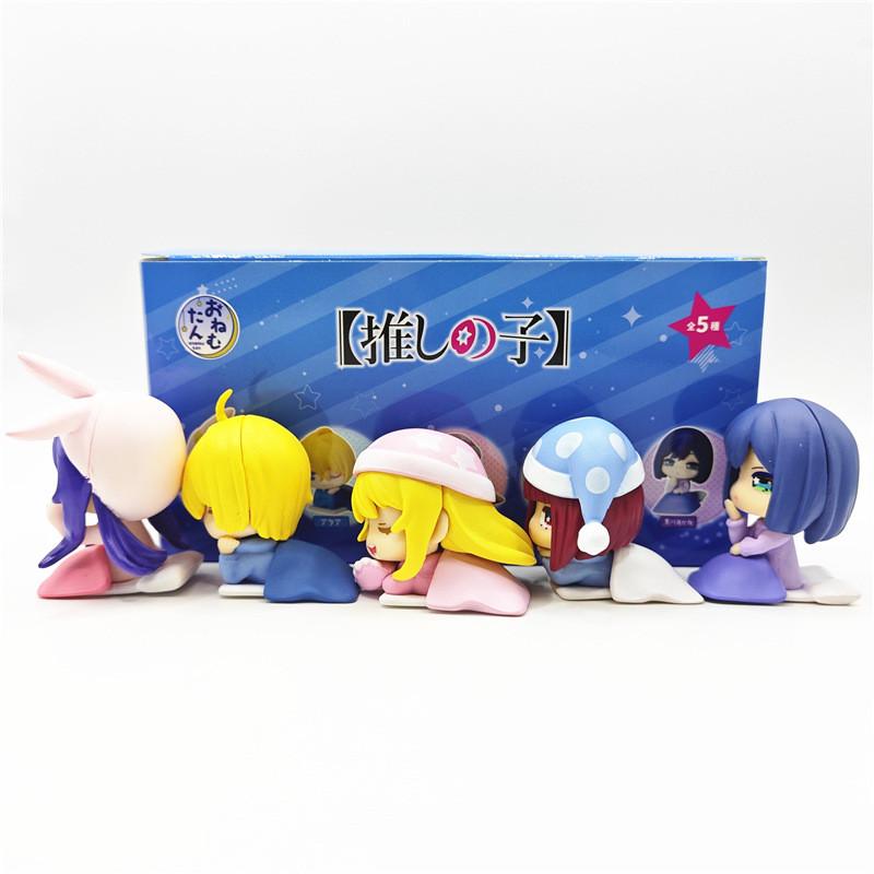 No Ko Oshi Kids Pvc Collectible Figures Anime Design Sleep Series Gift Playroom
