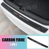 Car Door Plate Sill Scuff Cover Anti Scratch Sticker Protector Accessories Black
