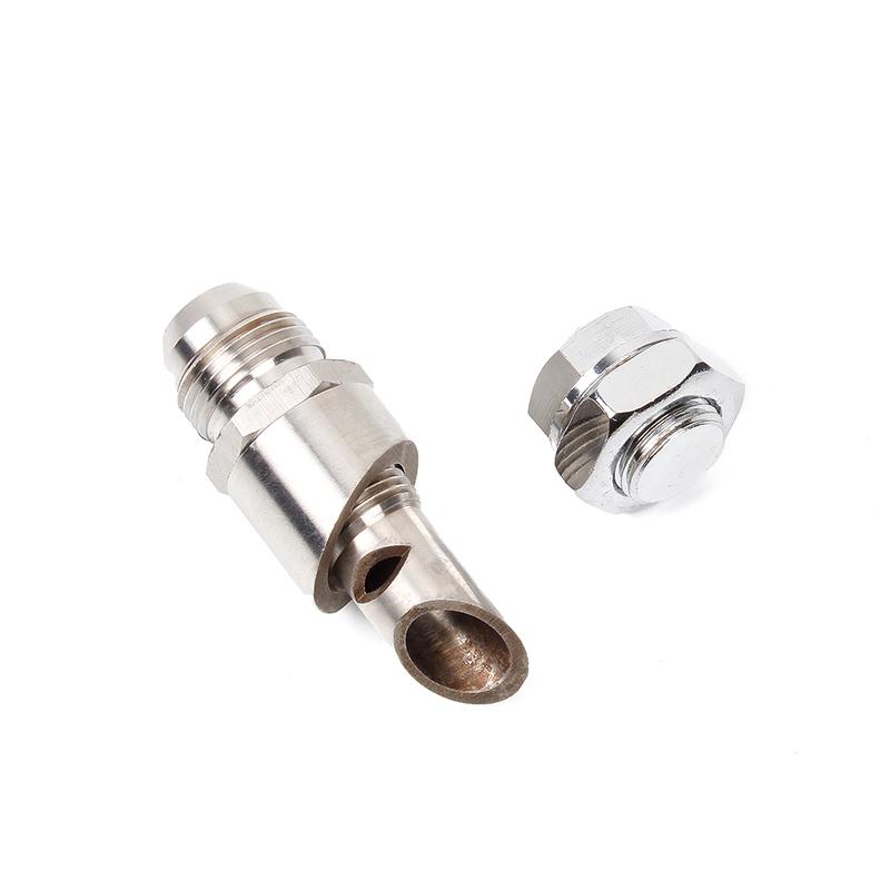 Bartoo-Universal Fitting E-VAC Scavenger Kit Exhaust Vacuum Kit With T304 Stainless Steel Vacuum Kit M18x1.5 Silver CR1019
