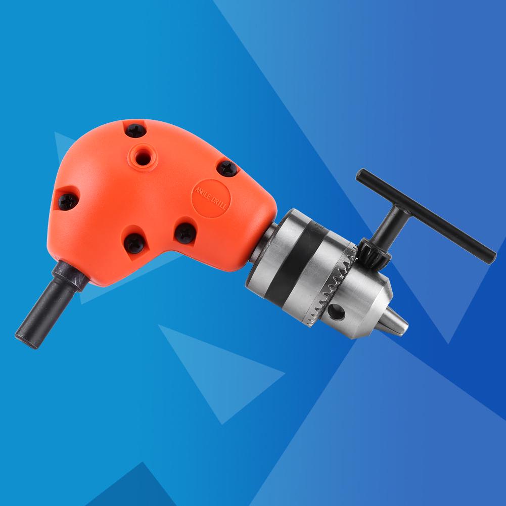 Right Angle Extension Adapter 90 Degree Electric Drill Attachment 9.5mm Round Shank With Handle