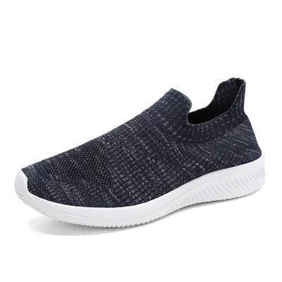 Outdoor Mesh Fly-woven Shoes Overalls Cotton Shoes Large Size Casual Shoes