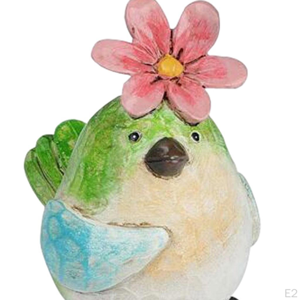 Bird Shaped Sculpture Animal Ornament Figurine Statue Photo Props Office Living Room Bedroom