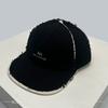 And Women Korean Style Vintage Embroidered M Letter Prints Baseball Caps Sun Protection Flat Brim All-Match Street Style Peaked Hats Fashion