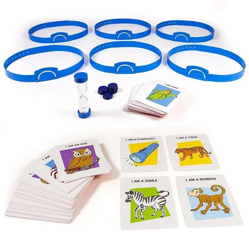 Gioco da Tavolo Indovina l'Immagine per Bambini Chi è Giochi Interattivi Genitore-Figlio Festa in Famiglia Giocando
