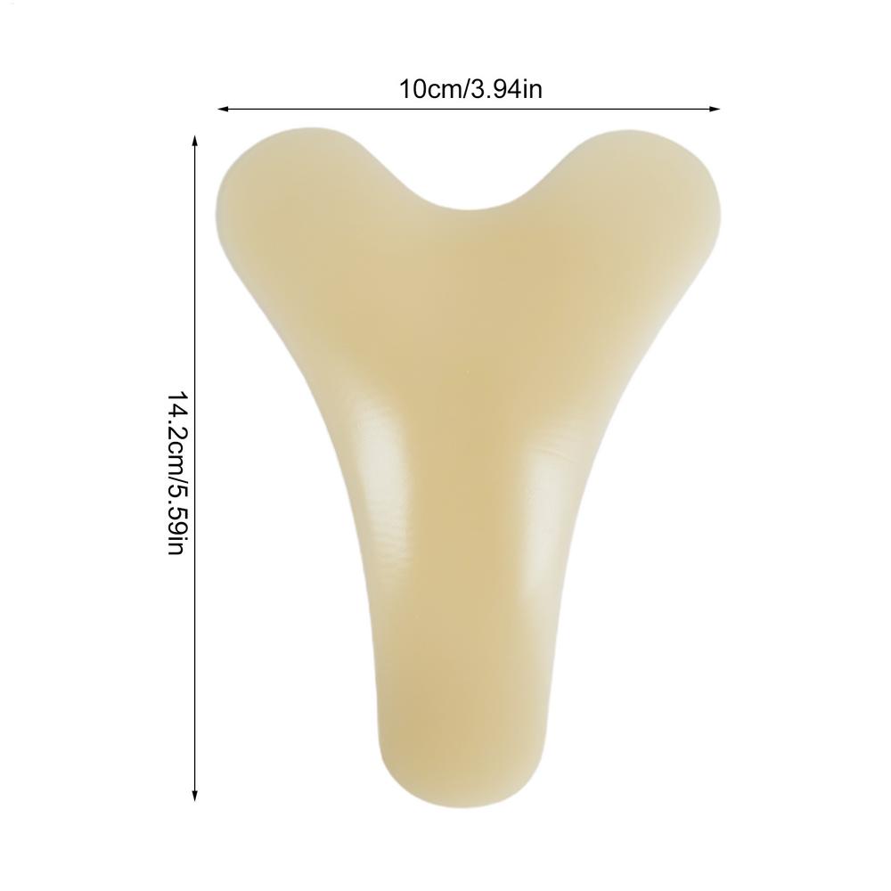 

Женские силиконовые накладки под грудь Y-образной формы, многоразовые, для защиты белья, бесшовные, скрывающие, силиконовые вставки для бикини и купальников