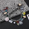 Evil Spirits Bracelet Alloy Pendant Unisex Cartoon Style Gift For Fans
