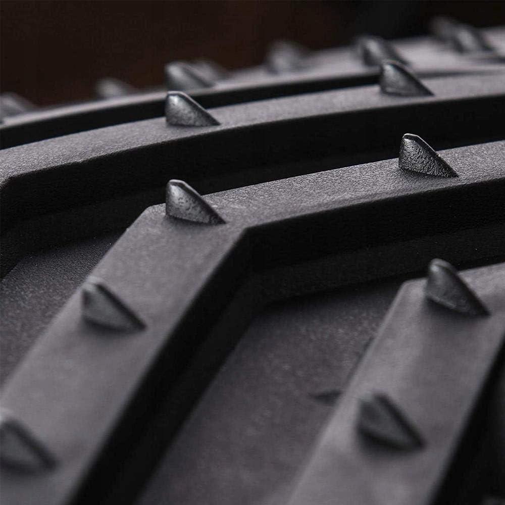 MICHELIN Rubber Floor Mats Set of 4 Black All Season All Weather