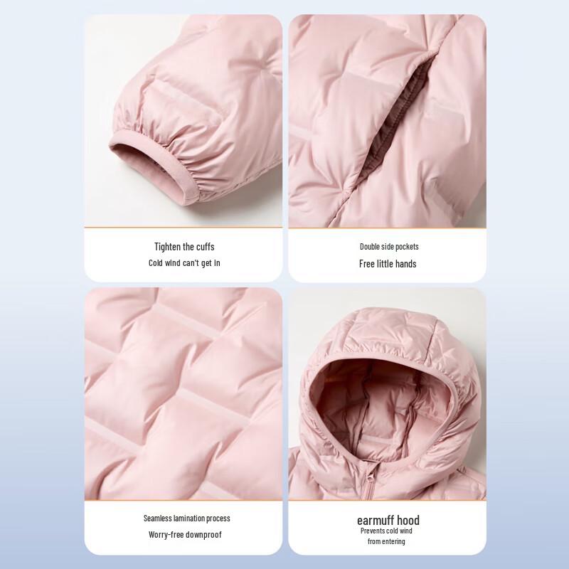 Bosideng Unisex Light Warm Short Goose Down Jacket